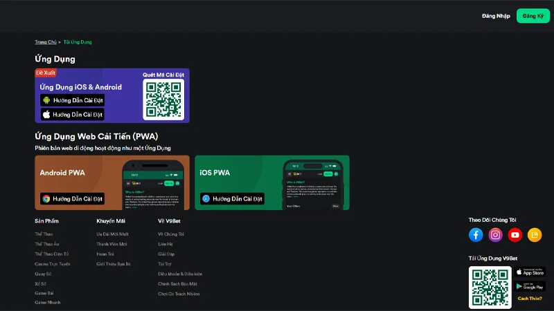 tai app 2 Áp dụng đúng trình tự các bước để tải ứng dụng nhà cái V9bet
